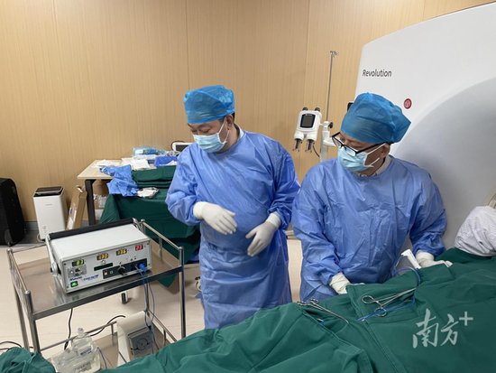 前海人寿韶关医院成功完成一例皮肝病灶局部射频消融术