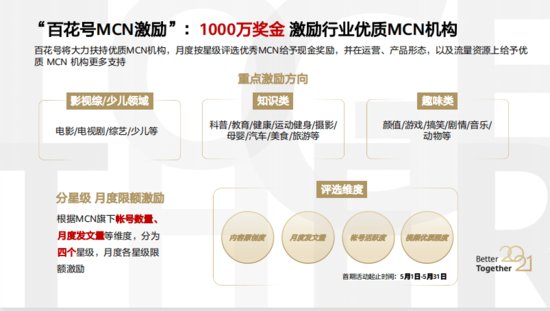 华为启动百花号MCN激励计划 投入千万奖金鼓励优质内容