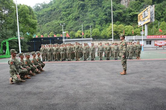 云岩区人武部组织2024年度新入队基干民兵集中训练