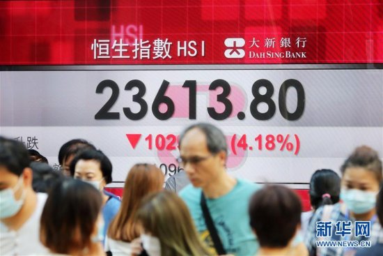<em>香港股市</em>假期后大幅下挫_图片频道_新华网