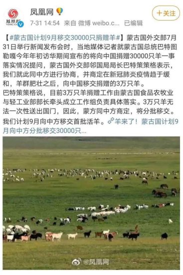 蒙古国要送来三万只羊，除了涮肉还能干什么？
