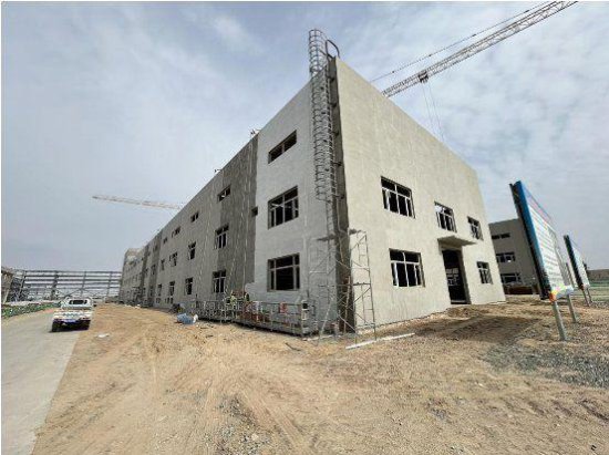 中国二冶城建分公司鄂尔多斯默锐（二期）项目1#、2#三氯化铝...
