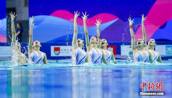 2024年全国花样游泳冠军赛在<em>武汉</em>举行