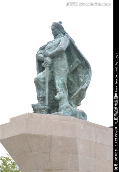 邓世昌/《名人塑像和雕…》 威海市环翠楼邓世昌雕像