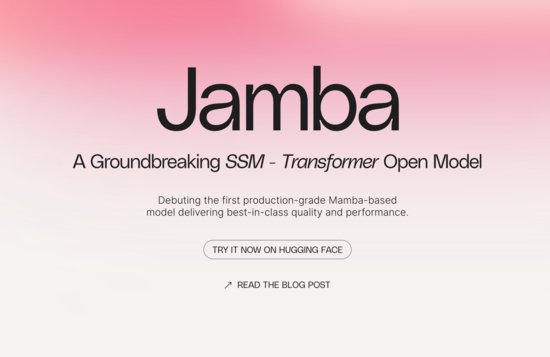 Jamba官网体验入口 最新高性能开源AI语言模型下载使用<em>地址</em>