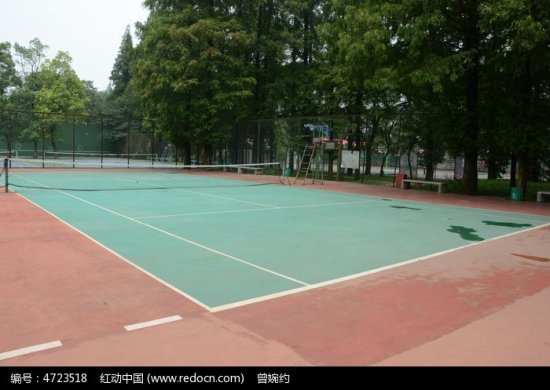 素材 球场/运动场地 网球场篮框篮网高清图片素材