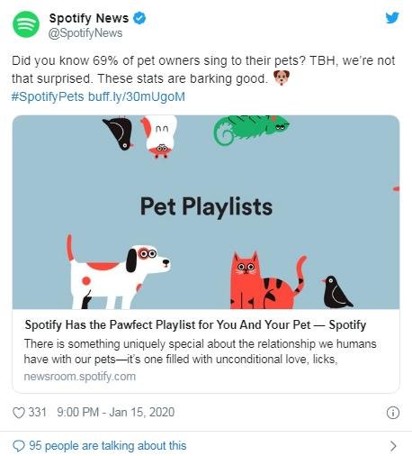 暖心！音乐公司为宠物打造“专属歌单” 以缓解孤独