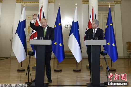 英国首相约翰逊访问瑞典和芬兰 与两国签署新<em>安全协议</em>