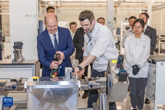 <em>德国</em>总理朔尔茨：德中企业在“氢”技术领域的合作令人印象深刻