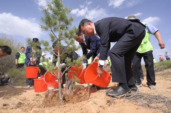 三年援建900多亩公益林项目 支持陕北生态文明建设项目在榆林...
