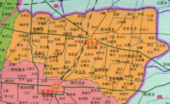 这些河北邯郸的一些村庄，村名中为什么有“城”字？