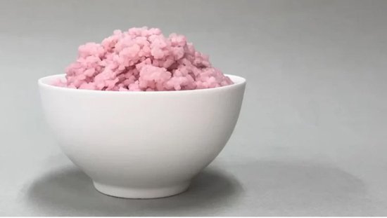 韩国科学家研发出粉色“牛肉大米”