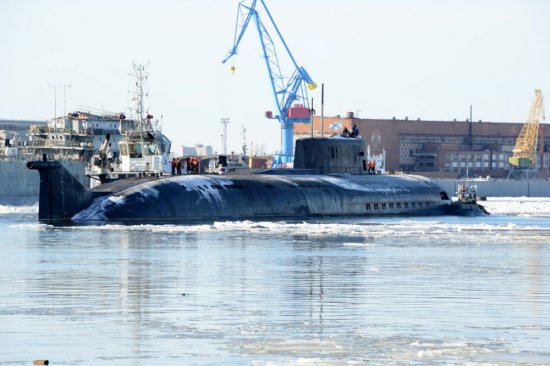 俄核潜艇完成整修<em>返回基地</em>