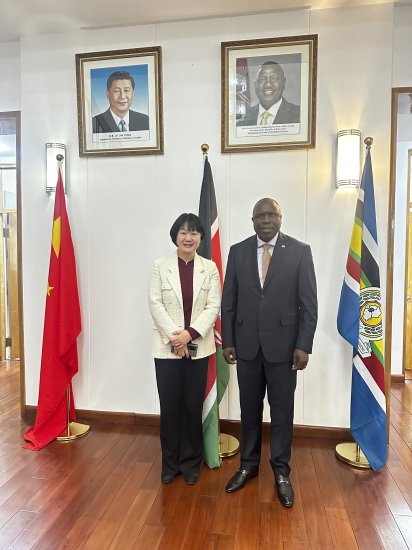 郭宁拜访肯尼亚驻华大使