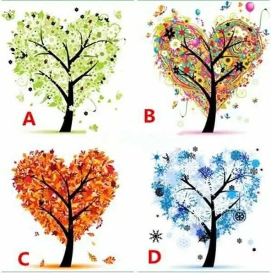 心理学：<em>选一</em>颗你喜欢的树，<em>测你</em>老了会享福吗？