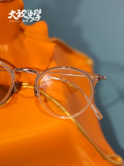 EYEVAN7285日本手工眼镜架<em>纯钛</em>林俊杰佐佐木希同款眼镜框