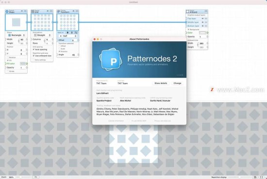 用于创建图形矢量模式，<em>动画</em>或插图的<em>工具</em>：PatterNodes