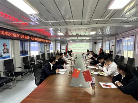 上海临港信息飞鱼项目开展风险排查暨党建联建活动