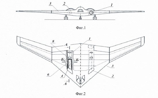 专利图纸上的俄下一代战略轰炸机