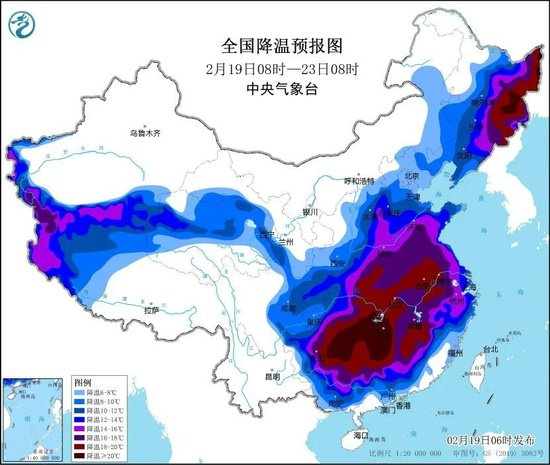 龙年首场寒潮即将抵达浙江，持续低温阴雨天气马上来袭
