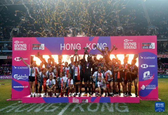 <em>香港</em>国际七人橄榄球赛：新西兰队获得男子、女子比赛冠军