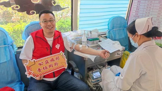 泰安福彩开展无偿献血志愿服务活动