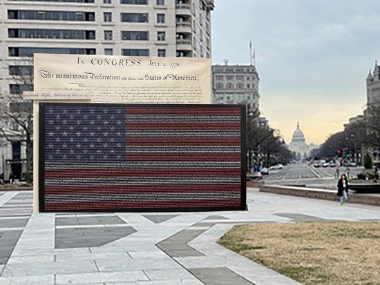 “可剥夺的生命权”——美国艺术家揭开星条旗下的枪“殇”