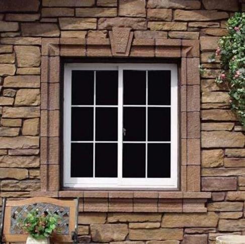 <em>好看的别墅</em>外窗设计效果图，石材窗套样式好多